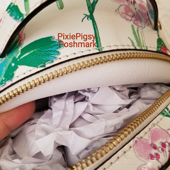 🌹HP Kate Spade Sammi Hummingbird Floral Backpack - Picture 8 of 8